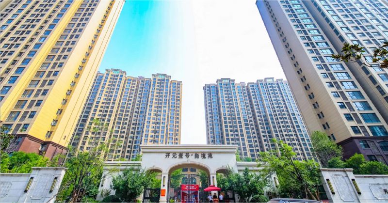 洛陽開元壹號項目使用阿力克真實漆膩子，保溫砂漿等